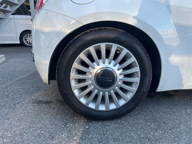 500 ツインエア ポップ CarPlayoオーディオ Bluetooth バックカメラ 純正ホイル 本革調シートカバー(38枚目)