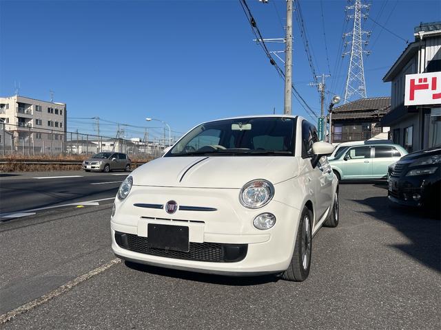 500 ツインエア ポップ CarPlayoオーディオ Bluetooth バックカメラ 純正ホイル 本革調シートカバー(50枚目)