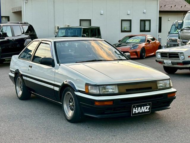 カローラレビン GT ハイテックツートン外装補修済/フロント車高調/リアローダウンサス&社外ショック/調整式ラテラル/5ZIGENマフラー/CUSUCOタワーバー/NARDI36.5φ/フォートラン14アルミ/純正バイザー(9枚目)