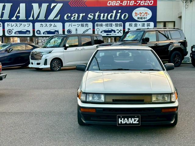 カローラレビン GT ハイテックツートン外装補修済/フロント車高調/リアローダウンサス&社外ショック/調整式ラテラル/5ZIGENマフラー/CUSUCOタワーバー/NARDI36.5φ/フォートラン14アルミ/純正バイザー(12枚目)