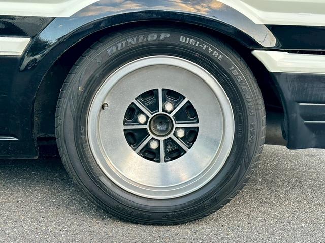 カローラレビン GT ハイテックツートン外装補修済/フロント車高調/リアローダウンサス&社外ショック/調整式ラテラル/5ZIGENマフラー/CUSUCOタワーバー/NARDI36.5φ/フォートラン14アルミ/純正バイザー(15枚目)