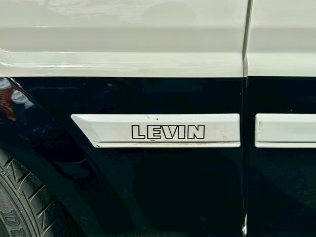 カローラレビン GT ハイテックツートン外装補修済/フロント車高調/リアローダウンサス&社外ショック/調整式ラテラル/5ZIGENマフラー/CUSUCOタワーバー/NARDI36.5φ/フォートラン14アルミ/純正バイザー(26枚目)