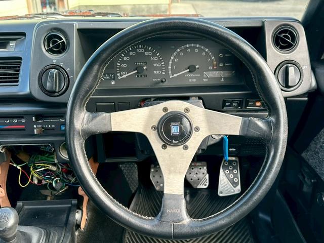 カローラレビン GT ハイテックツートン外装補修済/フロント車高調/リアローダウンサス&社外ショック/調整式ラテラル/5ZIGENマフラー/CUSUCOタワーバー/NARDI36.5φ/フォートラン14アルミ/純正バイザー(30枚目)