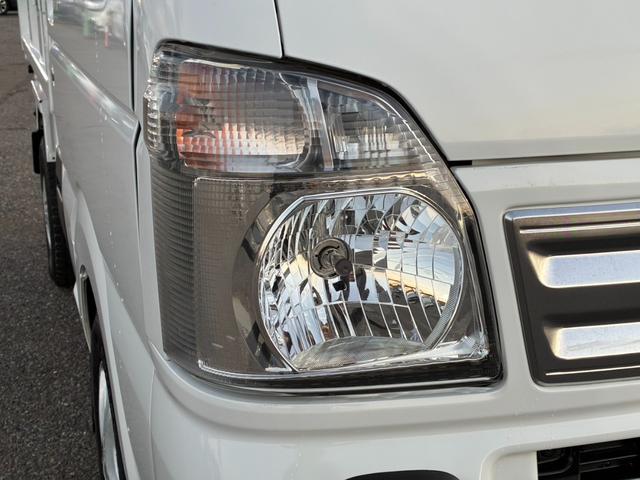 キャリイトラック 頑丈ダンプ 4WD 土砂禁ダンプ パネル型鳥居 下開リアゲート 荷台内寸:長さ190cm幅138cm アオリ高さ31cm マレル式 三方開 フォグランプ 社外12インチAW オートマ パワステ エアコン ABS(13枚目)