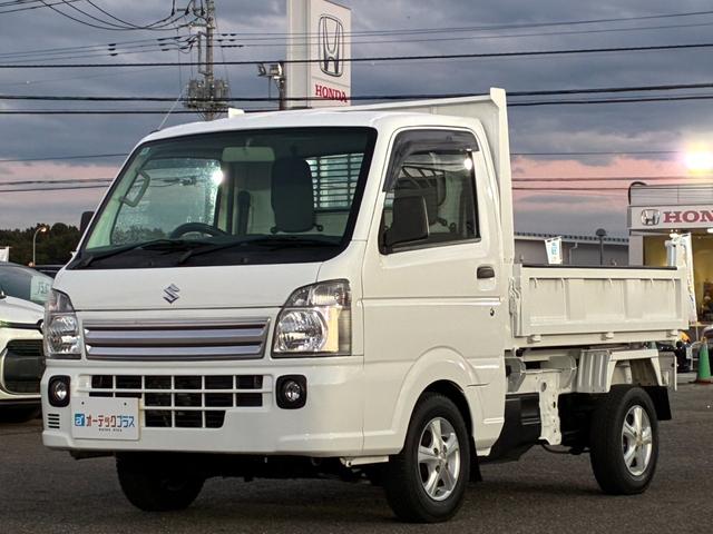 キャリイトラック 頑丈ダンプ 4WD 土砂禁ダンプ パネル型鳥居 下開リアゲート 荷台内寸:長さ190cm幅138cm アオリ高さ31cm マレル式 三方開 フォグランプ 社外12インチAW オートマ パワステ エアコン ABS(22枚目)