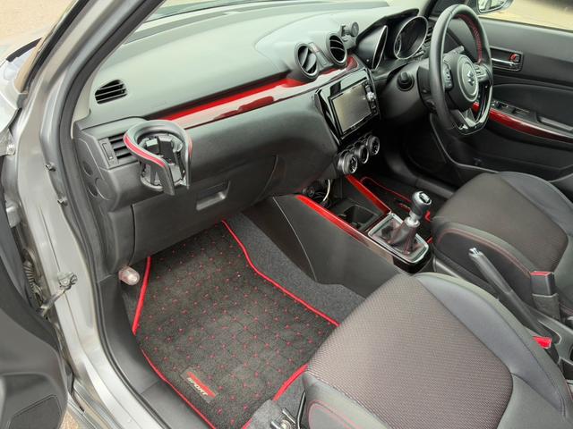 スイフトスポーツ ベースグレード 6速マニュアル 全方位カメラ デュアルセンサーブレーキサポート アダプティブクルーズコントロール シートヒーター プッシュスタート ターボ ドラレコ Bluetooth オートエアコン ETC(27枚目)