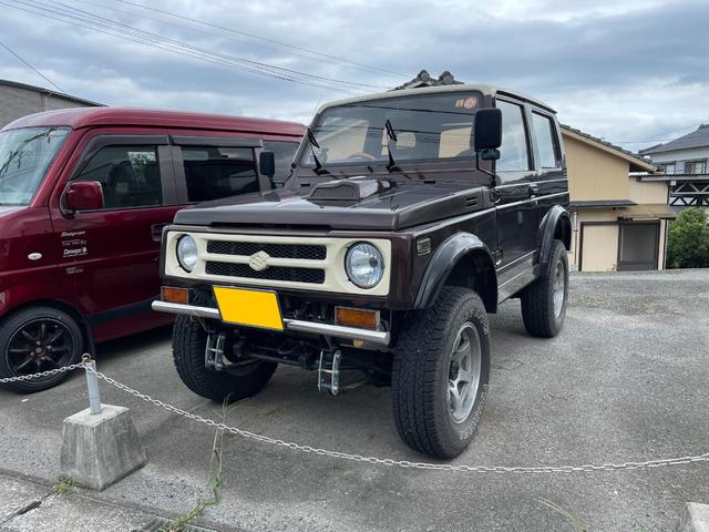 ジムニー スズキ ワイルドウインドリミテッド リフトアップ 足回り公認 マッドタイヤ 社外メーター ｊａ２２トランスファー エンジンヘッドｏｈ済み タイミングベルト交換済み 大分県 ワイルドウインドリミテッド リフトアップ 足回り公認 マッドタイヤ 社外メーター