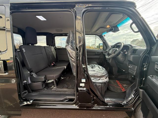 ハイゼットカーゴ クルーズ SA3 4WD プッシュスタート バイザー 前後フロアマットマット コーナーセンサー カラーパック:ブラックマイカメタリック(14枚目)