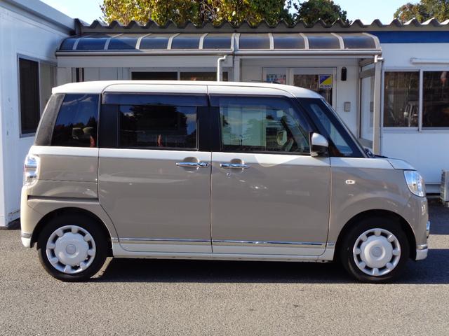 ムーヴキャンバス Gメイクアップリミテッド SAIII 4WD 衝突被害軽減システム 純正8インチナビ パノラマモニター フルセグTV Bluetooth接続 ナビ連動ドラレコ スマートキー2個 両側パワスラ シートヒーター(5枚目)