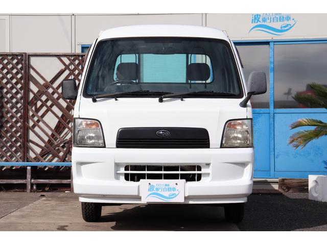 サンバートラック 赤帽 赤帽 スーパーチャージャー MT5 ハイルーフ YOKOHAMA GEOLANDAR KT ナビ キーレス ETC 作業灯 オーバーヘッドシェルフ エアコン ドアバイザー 三方開(11枚目)