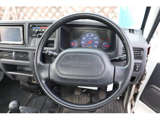 サンバートラック 赤帽 赤帽 スーパーチャージャー MT5 ハイルーフ YOKOHAMA GEOLANDAR KT ナビ キーレス ETC 作業灯 オーバーヘッドシェルフ エアコン ドアバイザー 三方開(31枚目)