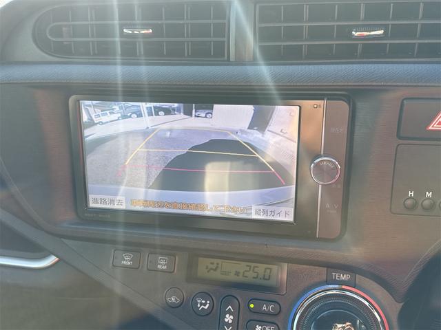 アクア Gブラックソフトレザーセレクション 純正SDナビ バックカメラ Bluetooth接続 フルセグTV CDDVD再生 ETC オートライト オートエアコン PW スマートキー 社外ドラレコ ハイブリッドバッテリー交換 補器バッテリー交換(25枚目)