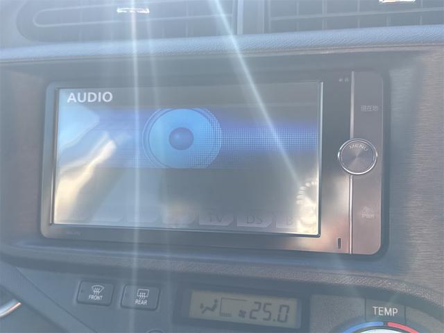 アクア Gブラックソフトレザーセレクション 純正SDナビ バックカメラ Bluetooth接続 フルセグTV CDDVD再生 ETC オートライト オートエアコン PW スマートキー 社外ドラレコ ハイブリッドバッテリー交換 補器バッテリー交換(26枚目)