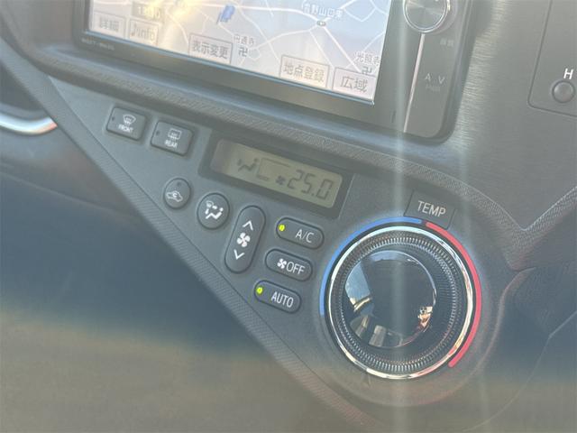 アクア Gブラックソフトレザーセレクション 純正SDナビ バックカメラ Bluetooth接続 フルセグTV CDDVD再生 ETC オートライト オートエアコン PW スマートキー 社外ドラレコ ハイブリッドバッテリー交換 補器バッテリー交換(30枚目)