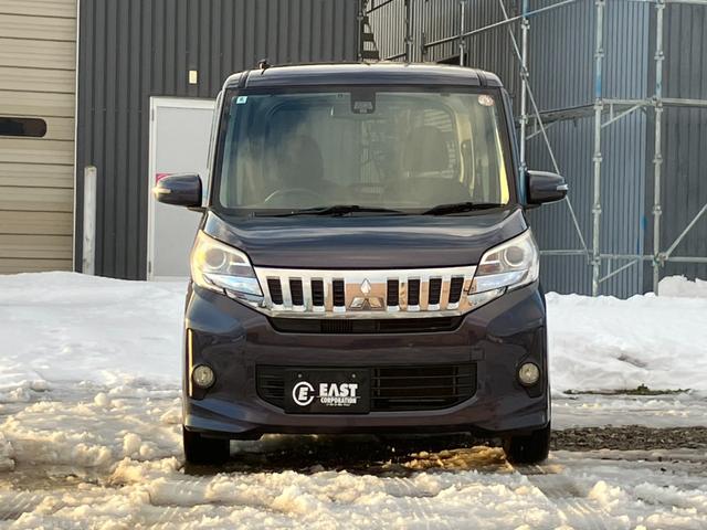 ｅＫスペースカスタム カスタムＴ　ｅ－アシスト　４ＷＤ　社外フルセグナビ　バックカメラ　Ｂｌｕｅｔｏｏｔｈ　シートヒーター　フルフラット　両側電動スライド　ＨＩＤヘッドライト　ＬＥＤフォグライト　社外アルミ　電格ミラー　プッシュスタート　ＥＴＣ（3枚目）
