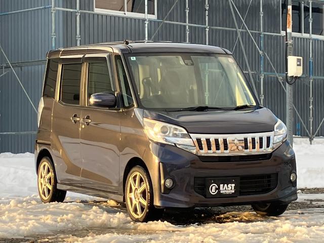 ｅＫスペースカスタム カスタムＴ　ｅ－アシスト　４ＷＤ　社外フルセグナビ　バックカメラ　Ｂｌｕｅｔｏｏｔｈ　シートヒーター　フルフラット　両側電動スライド　ＨＩＤヘッドライト　ＬＥＤフォグライト　社外アルミ　電格ミラー　プッシュスタート　ＥＴＣ（5枚目）