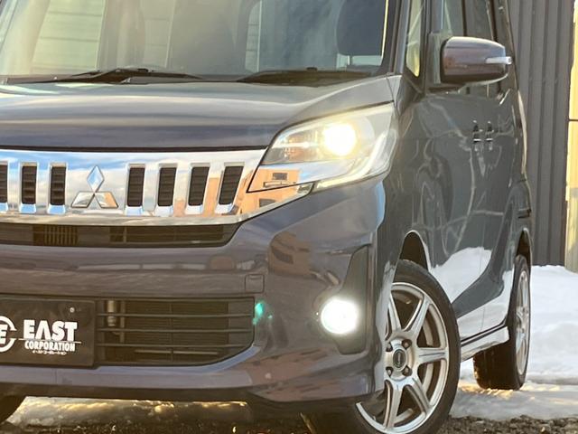 ｅＫスペースカスタム カスタムＴ　ｅ－アシスト　４ＷＤ　社外フルセグナビ　バックカメラ　Ｂｌｕｅｔｏｏｔｈ　シートヒーター　フルフラット　両側電動スライド　ＨＩＤヘッドライト　ＬＥＤフォグライト　社外アルミ　電格ミラー　プッシュスタート　ＥＴＣ（23枚目）