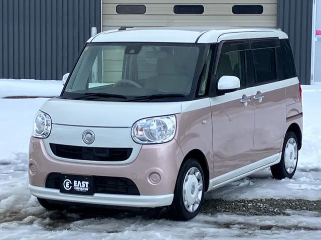 ムーヴキャンバス Ｘ　ＳＡＩＩ　４ＷＤ　社外フルセグナビ　Ｂｌｕｅｔｏｏｔｈ　両側スライドドア　ＬＥＤヘッドライト　スマートアシストシステム　フルフラットシート　電動格納ミラー　プッシュスタート　アイドリングストップ　盗難防止装置（5枚目）