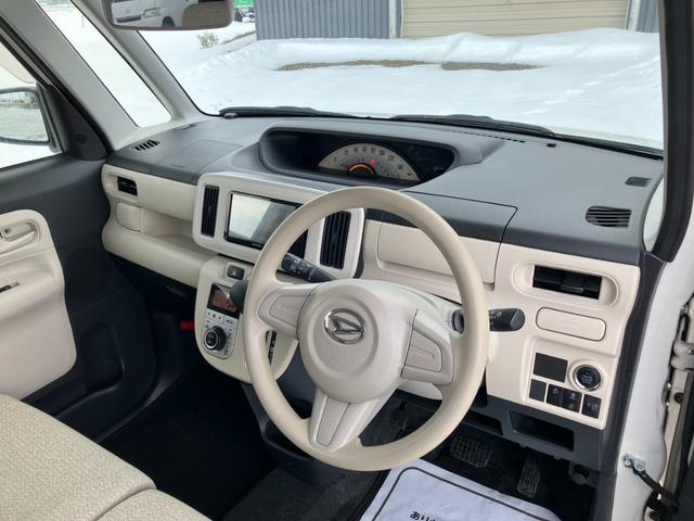 ムーヴキャンバス Ｘ　ＳＡＩＩ　４ＷＤ　社外フルセグナビ　Ｂｌｕｅｔｏｏｔｈ　両側スライドドア　ＬＥＤヘッドライト　スマートアシストシステム　フルフラットシート　電動格納ミラー　プッシュスタート　アイドリングストップ　盗難防止装置（11枚目）