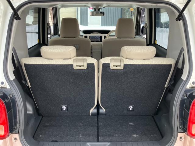 ムーヴキャンバス Ｘ　ＳＡＩＩ　４ＷＤ　社外フルセグナビ　Ｂｌｕｅｔｏｏｔｈ　両側スライドドア　ＬＥＤヘッドライト　スマートアシストシステム　フルフラットシート　電動格納ミラー　プッシュスタート　アイドリングストップ　盗難防止装置（15枚目）