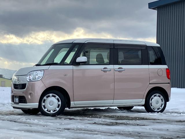 ムーヴキャンバス Ｘ　ＳＡＩＩ　４ＷＤ　社外フルセグナビ　Ｂｌｕｅｔｏｏｔｈ　両側スライドドア　ＬＥＤヘッドライト　スマートアシストシステム　フルフラットシート　電動格納ミラー　プッシュスタート　アイドリングストップ　盗難防止装置（26枚目）