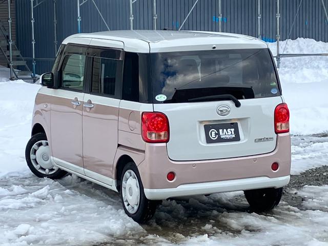 ムーヴキャンバス Ｘ　ＳＡＩＩ　４ＷＤ　社外フルセグナビ　Ｂｌｕｅｔｏｏｔｈ　両側スライドドア　ＬＥＤヘッドライト　スマートアシストシステム　フルフラットシート　電動格納ミラー　プッシュスタート　アイドリングストップ　盗難防止装置（38枚目）