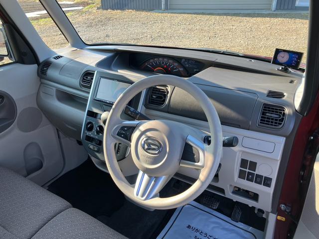 タント L 4WD 社外フルセグナビ バックカメラ ステアリングリモコン 社外アルミホイール 両側スライドドア アイドリングストップ フルフラット LEDヘッドライト 電動格納ミラー レーダー探知機 ETC(9枚目)