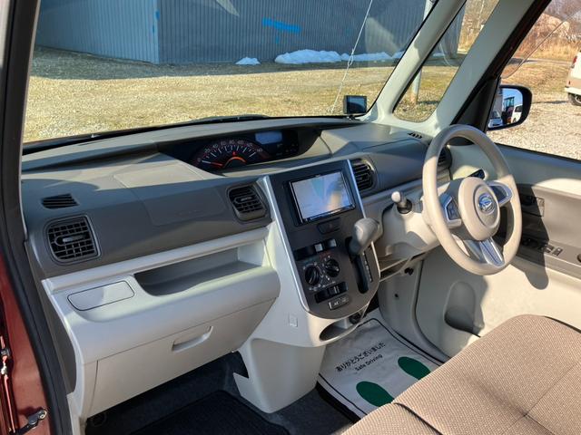 タント L 4WD 社外フルセグナビ バックカメラ ステアリングリモコン 社外アルミホイール 両側スライドドア アイドリングストップ フルフラット LEDヘッドライト 電動格納ミラー レーダー探知機 ETC(10枚目)