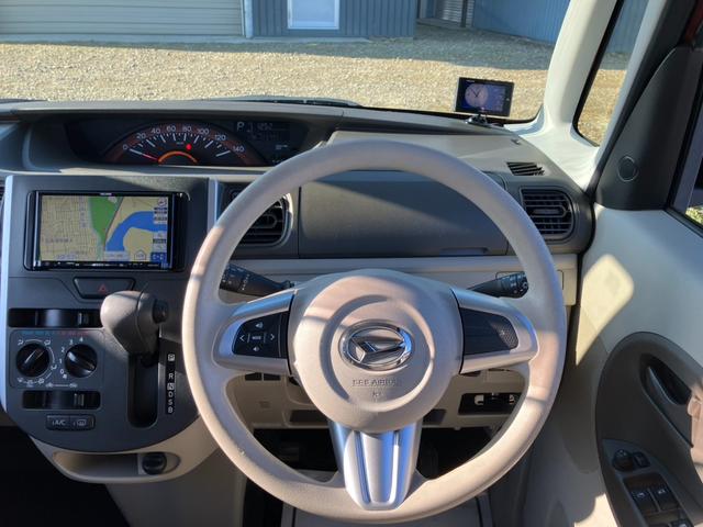 タント L 4WD 社外フルセグナビ バックカメラ ステアリングリモコン 社外アルミホイール 両側スライドドア アイドリングストップ フルフラット LEDヘッドライト 電動格納ミラー レーダー探知機 ETC(43枚目)