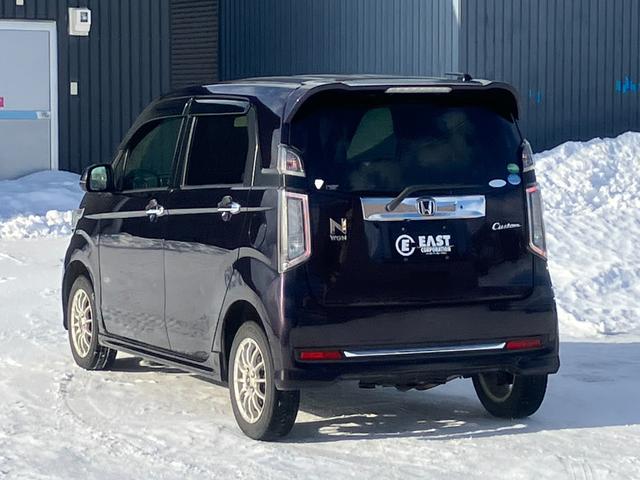 Ｎ－ＷＧＮカスタム Ｇ・Ｌパッケージ　４ＷＤ　本州仕入　後期型　社外フルセグナビ　バックカメラ　ハーフレザーシート　フルフラット　シートヒーター　アイドリングストップ　ＨＩＤヘッドライト　ＬＥＤフォグライト　クルーズコントロール　ＥＴＣ（9枚目）