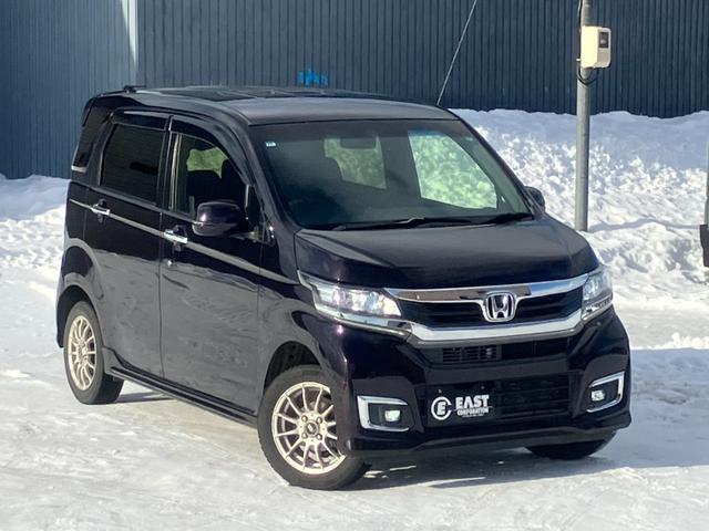 Ｎ－ＷＧＮカスタム Ｇ・Ｌパッケージ　４ＷＤ　本州仕入　後期型　社外フルセグナビ　バックカメラ　ハーフレザーシート　フルフラット　シートヒーター　アイドリングストップ　ＨＩＤヘッドライト　ＬＥＤフォグライト　クルーズコントロール　ＥＴＣ（29枚目）