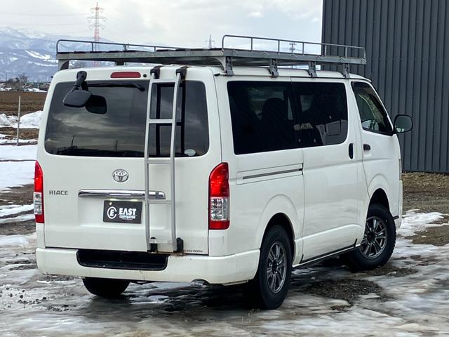 ハイエースバン ロングＤＸ　ＧＬパッケージ　４ＷＤ　自社買取車両　ワンオーナー　寒冷地仕様車　４型　ディーゼルターボ　ルーフキャリア　リアゲートラダー　両側スライド　純正ナビ　ドライブレコーダー　ＬＥＤヘッドライト　社外アルミホイール　ＥＴＣ（34枚目）