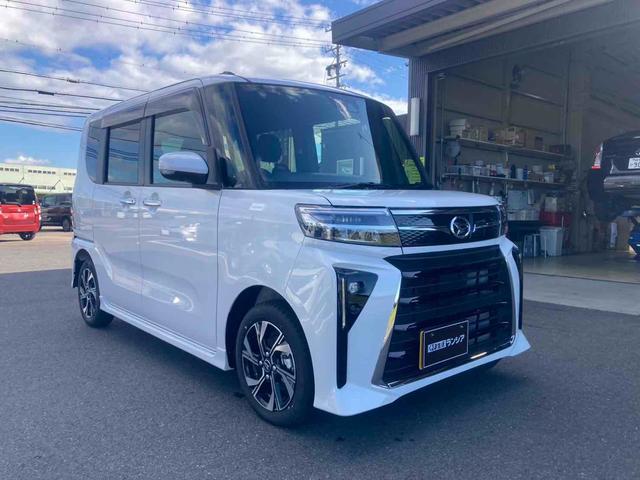 タント カスタムＸ　全周囲カメラ　両側電動スライドドア　ナビ　ＴＶ　クリアランスソナー　衝突被害軽減システム　ＬＥＤヘッドランプ　スマートキー　アイドリングストップ　シートヒーター　ベンチシート　ＣＶＴ　盗難防止システム（14枚目）