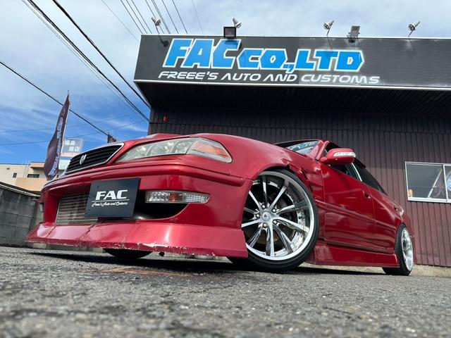 マークII ツアラーＶ　５速ＭＴ載せ替え公認済み　トラストＴ６７ー２５Ｇタービン　ＨＫＳ金Ｖプロ　ミニッツエキマニ　ワンダーフルエアロ　機械式ＬＳＤ　フルタップ車高調　伊藤オートＶ１ナックル　ＢＮスポーツボンネット（12枚目）