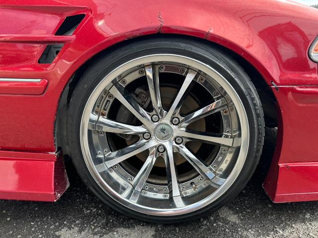 マークII ツアラーＶ　５速ＭＴ載せ替え公認済み　トラストＴ６７ー２５Ｇタービン　ＨＫＳ金Ｖプロ　ミニッツエキマニ　ワンダーフルエアロ　機械式ＬＳＤ　フルタップ車高調　伊藤オートＶ１ナックル　ＢＮスポーツボンネット（37枚目）