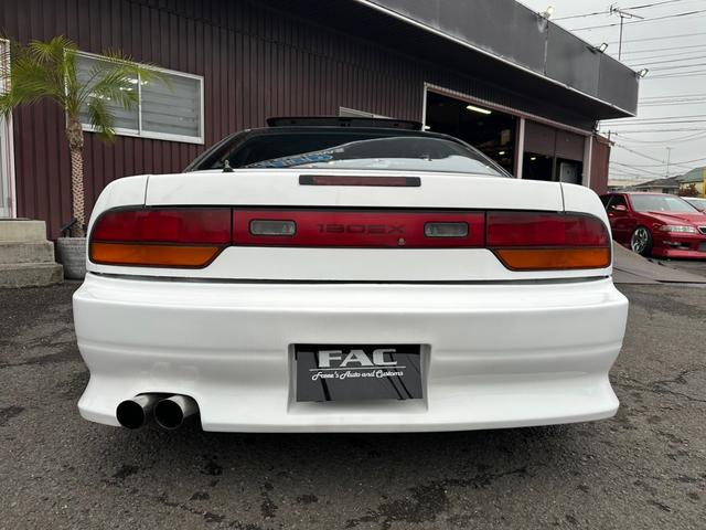 １８０ＳＸ タイプＲ　機械式ＬＳＤ　サンルーフ　フルエアロ　ＣＳＴ１８インチＡＷ　車高調　Ｓ１５メンバー　社外アーム　５穴化済み　ダッシュ貫通ロールバー　フルバケ（10枚目）
