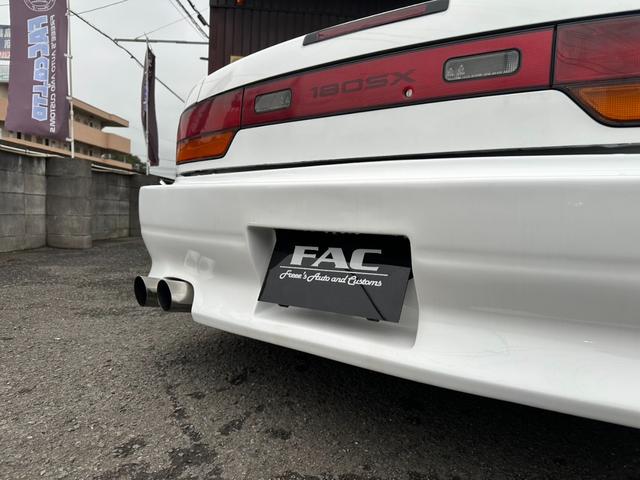 １８０ＳＸ タイプＲ　機械式ＬＳＤ　サンルーフ　フルエアロ　ＣＳＴ１８インチＡＷ　車高調　Ｓ１５メンバー　社外アーム　５穴化済み　ダッシュ貫通ロールバー　フルバケ（14枚目）