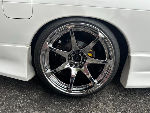 １８０ＳＸ タイプＲ　機械式ＬＳＤ　サンルーフ　フルエアロ　ＣＳＴ１８インチＡＷ　車高調　Ｓ１５メンバー　社外アーム　５穴化済み　ダッシュ貫通ロールバー　フルバケ（39枚目）