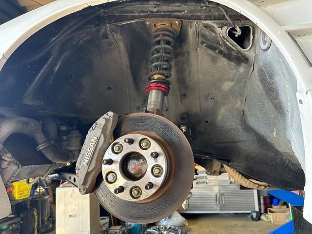 １８０ＳＸ タイプＲ　機械式ＬＳＤ　サンルーフ　フルエアロ　ＣＳＴ１８インチＡＷ　車高調　Ｓ１５メンバー　社外アーム　５穴化済み　ダッシュ貫通ロールバー　フルバケ（42枚目）