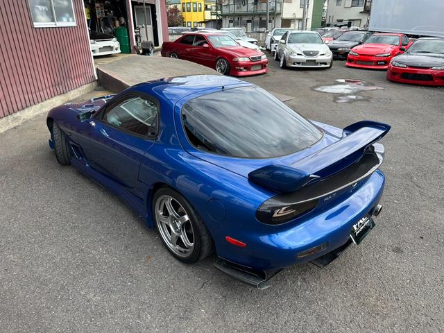 RX-7 タイプRS 2021年12月ナイトスポーツリビルトE/G(RD13P)載せ替え済み APEXパワーFC SSR18インチAW SARDキャタライザー グロウフルタップ車高調 クラフトスクエアドアミラー(11枚目)