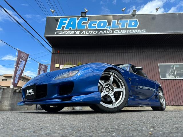 RX-7 タイプRS 2021年12月ナイトスポーツリビルトE/G(RD13P)載せ替え済み APEXパワーFC SSR18インチAW SARDキャタライザー グロウフルタップ車高調 クラフトスクエアドアミラー(12枚目)