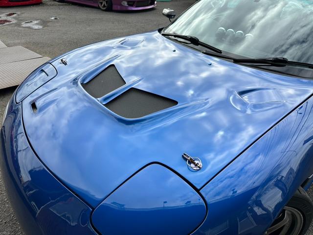RX-7 タイプRS 2021年12月ナイトスポーツリビルトE/G(RD13P)載せ替え済み APEXパワーFC SSR18インチAW SARDキャタライザー グロウフルタップ車高調 クラフトスクエアドアミラー(15枚目)