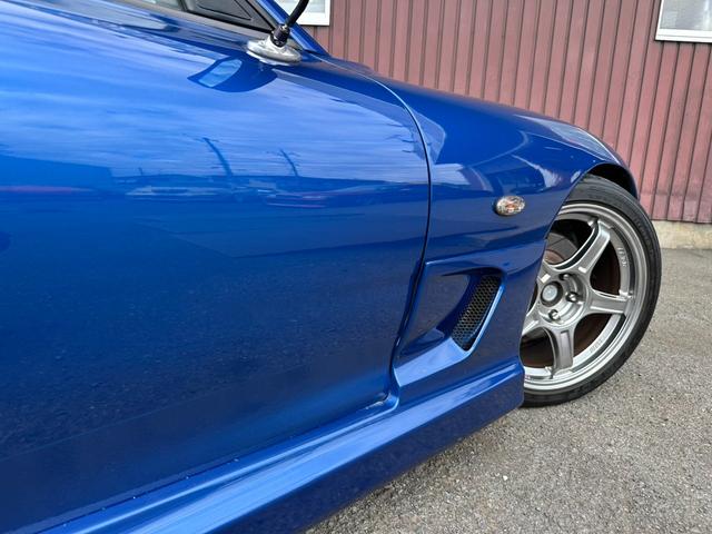 RX-7 タイプRS 2021年12月ナイトスポーツリビルトE/G(RD13P)載せ替え済み APEXパワーFC SSR18インチAW SARDキャタライザー グロウフルタップ車高調 クラフトスクエアドアミラー(17枚目)