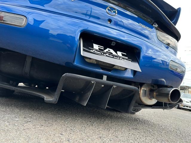 RX-7 タイプRS 2021年12月ナイトスポーツリビルトE/G(RD13P)載せ替え済み APEXパワーFC SSR18インチAW SARDキャタライザー グロウフルタップ車高調 クラフトスクエアドアミラー(19枚目)