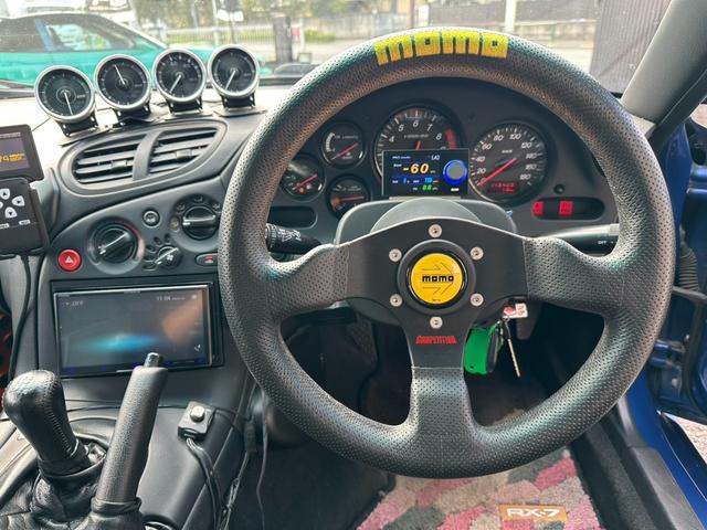 RX-7 タイプRS 2021年12月ナイトスポーツリビルトE/G(RD13P)載せ替え済み APEXパワーFC SSR18インチAW SARDキャタライザー グロウフルタップ車高調 クラフトスクエアドアミラー(20枚目)