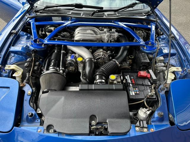 RX-7 タイプRS 2021年12月ナイトスポーツリビルトE/G(RD13P)載せ替え済み APEXパワーFC SSR18インチAW SARDキャタライザー グロウフルタップ車高調 クラフトスクエアドアミラー(35枚目)
