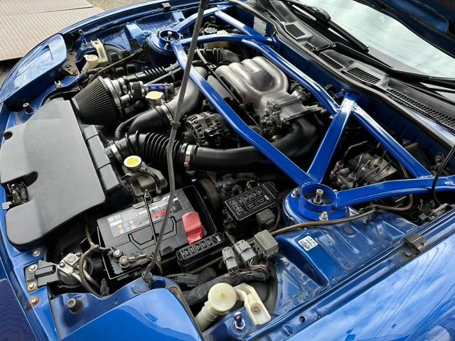 RX-7 タイプRS 2021年12月ナイトスポーツリビルトE/G(RD13P)載せ替え済み APEXパワーFC SSR18インチAW SARDキャタライザー グロウフルタップ車高調 クラフトスクエアドアミラー(36枚目)