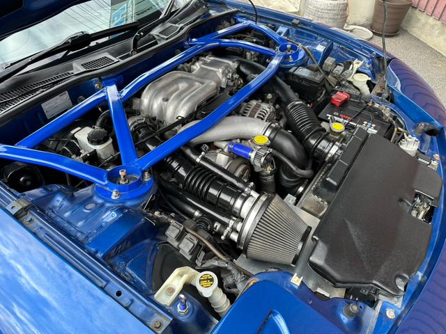 RX-7 タイプRS 2021年12月ナイトスポーツリビルトE/G(RD13P)載せ替え済み APEXパワーFC SSR18インチAW SARDキャタライザー グロウフルタップ車高調 クラフトスクエアドアミラー(37枚目)
