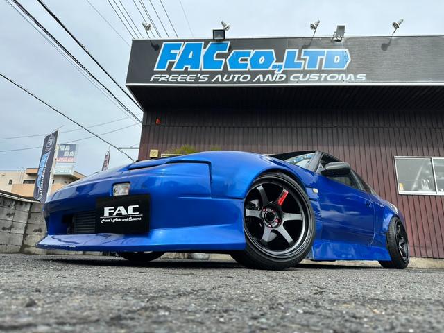 １８０ＳＸ タイプＩＩＩ　スーパーハイキャスパッケージ　サンルーフ　Ｒ０６ＭＩＤ１８インチＡＷ　機械式ＬＳＤ　フルエアロ　フルタップ車高調　前後ワイドフェンダー　ＢＬＩＴＺ前置きインタークーラー　フルバケ　社外マフラー　渚オートガッチリサポート（12枚目）
