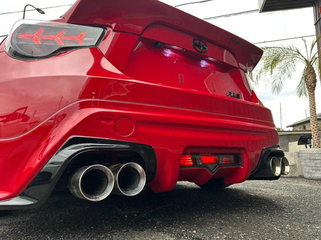 ８６ Ｇ　ロケットバニー前後ワイドフェンダー公認済み　ロケットバニーダックテール　ＷＯＲＫエモーション１８インチＡＷ　Ｓｔａｇｅ２１フロントリップ　ＴＲＤリヤハーフスポイラー　３２６車高調　風間オートロアアーム（18枚目）